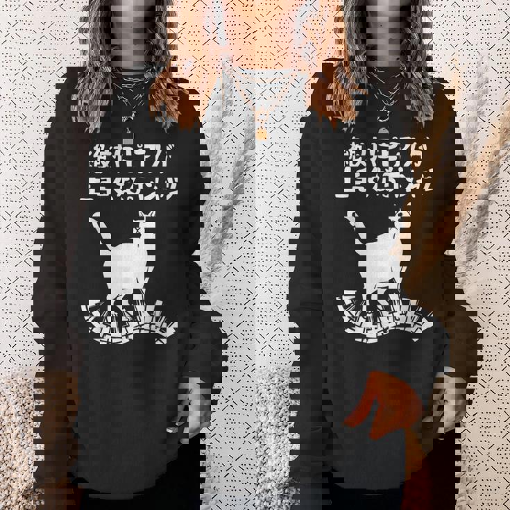 絶対にピアノが上手くなる ピアノ 電子ピアノ グランドピアノ クラシック音楽 ジャズ音楽 ピアノ好き 願掛け ゲン担ぎ スウェットシャツ 彼女への贈り物