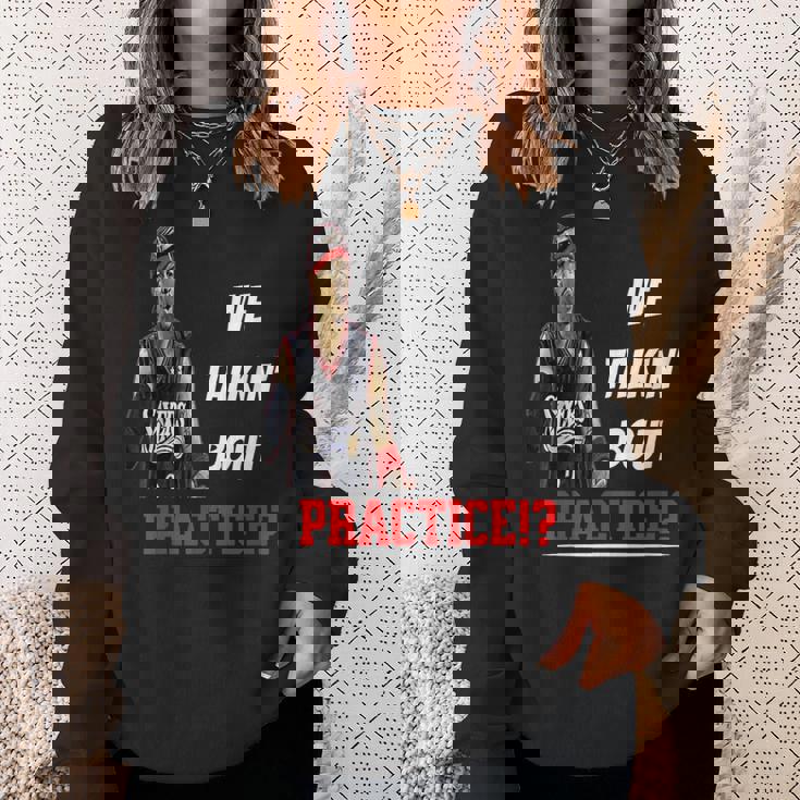 練習について話しています面白いアイバーソンその答え スウェットシャツ 彼女への贈り物