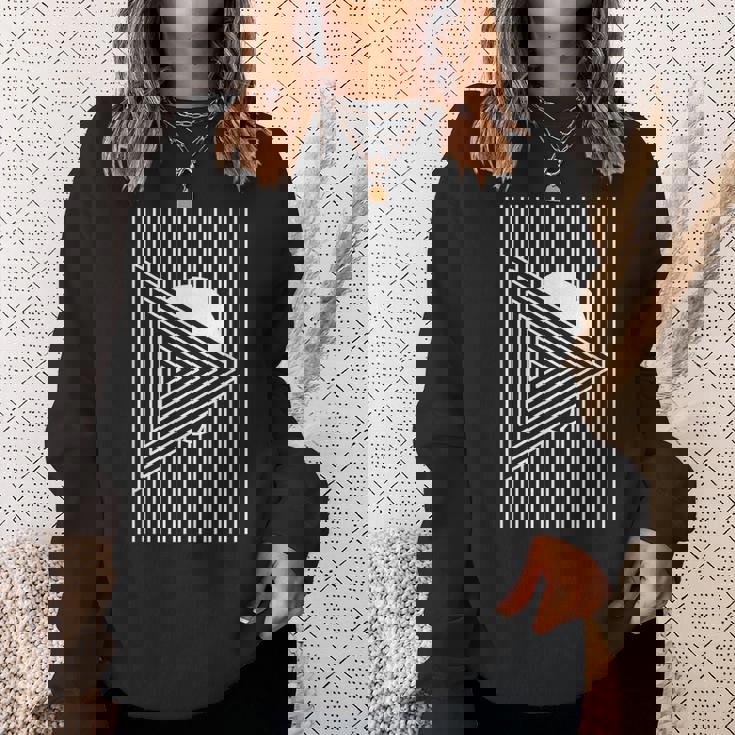 美しいサマーファッション ミニマリスト 抽象アート 幾何学模様 スウェットシャツ 彼女への贈り物