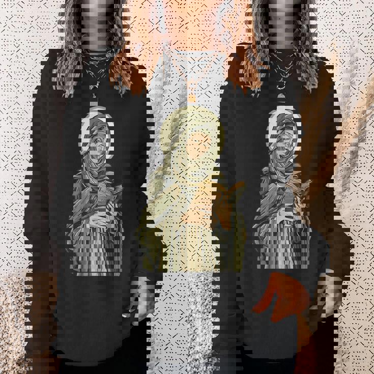 聖ブリジッド オブ キルデア ホールディング A バイブル スウェットシャツ 彼女への贈り物