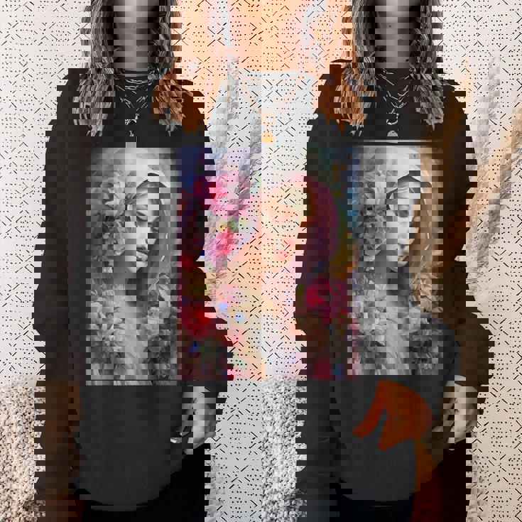 聖母、聖母マリア、聖母マリア、聖母 スウェットシャツ 彼女への贈り物