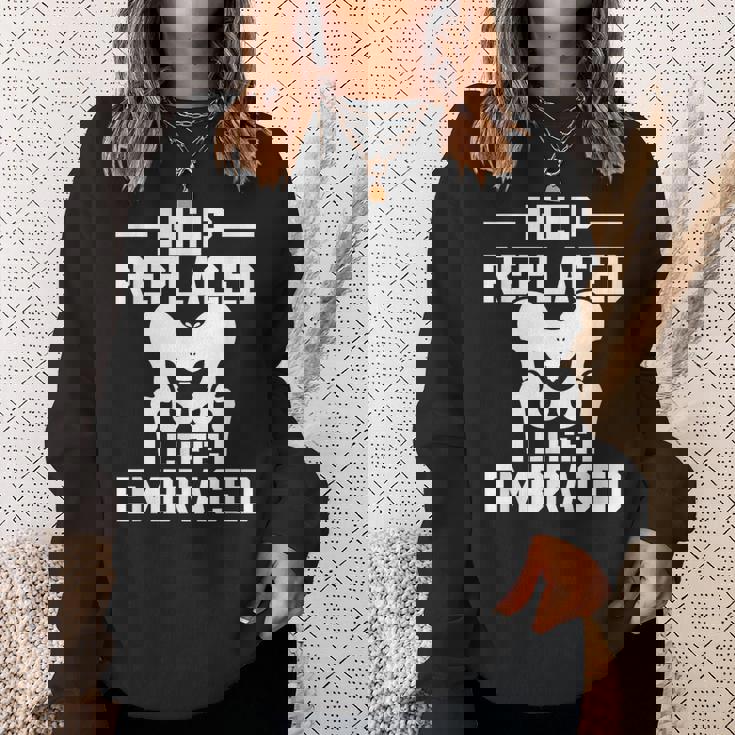 股関節置換術を受け入れた人生 股関節置換手術 スウェットシャツ 彼女への贈り物