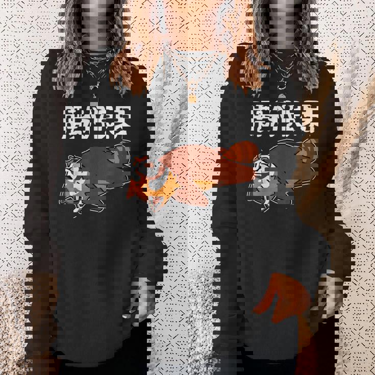 腰が限界 柴犬 面白いtシャツ 文字入り メンズ おもしろ 面白い 服 オリジナル おもしろグッズ 文字 スウェットシャツ 彼女への贈り物