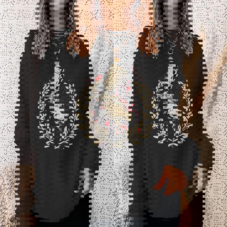 自動車 車 車両 スプレーガン 車体塗装機 スウェットシャツ 彼女への贈り物