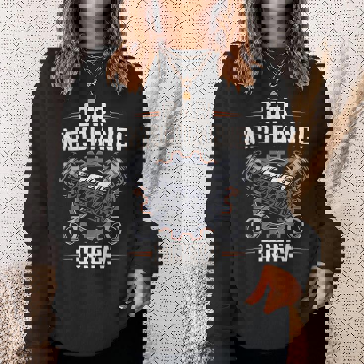 自動車整備士 クルー 普通車 整備士 スウェットシャツ 彼女への贈り物