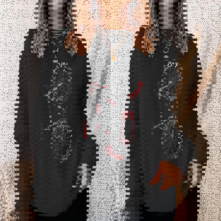 自転車 ツーリング サイクリング サイクリスト スウェットシャツ 彼女への贈り物