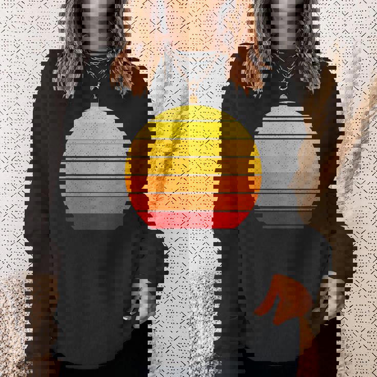 色の縞模様 スウェットシャツ 彼女への贈り物