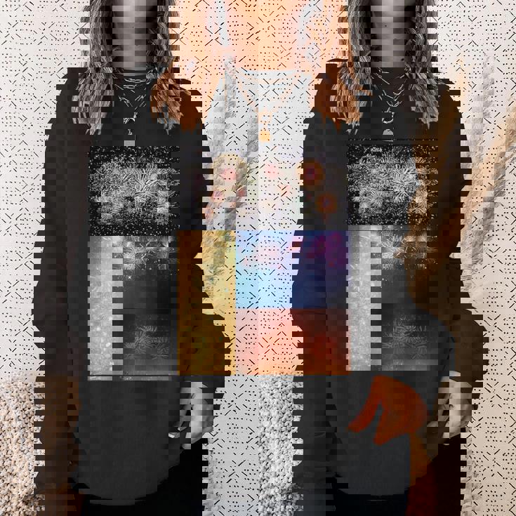 花火 面白いtシャツ 夏 花火大会 メンズ おもしろ グッズ 面白い 服 オリジナル ネタ お盆 スウェットシャツ 彼女への贈り物