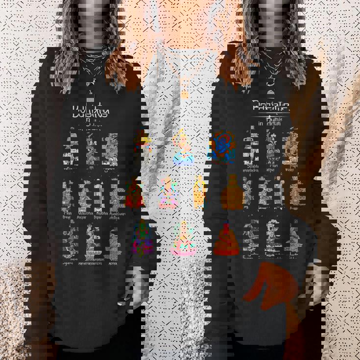 菩薩 仏教の神々 スウェットシャツ 彼女への贈り物