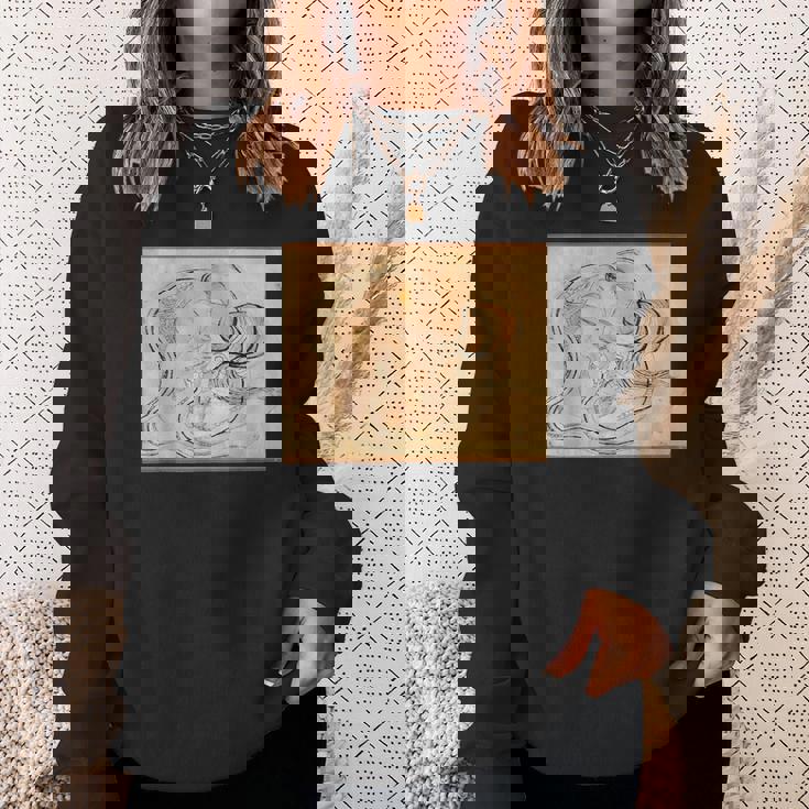 葛飾北斎作 蛇女頭 スウェットシャツ 彼女への贈り物