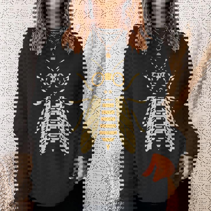 蝉のユーモア シンプルでかわいいミニマリストの昆虫 蝉 スウェットシャツ 彼女への贈り物