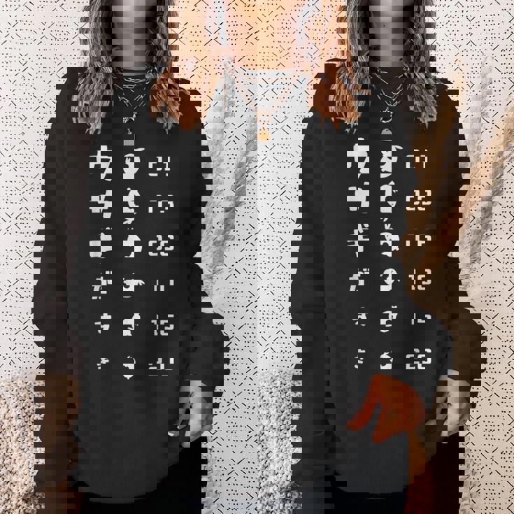 視力検査 ウサギがすき ウサギ 兎 うさぎ好き ウサギ好き ウサギの飼い主 うさぎの飼い主 うさぎ飼い おもしろ うさぎ スウェットシャツ 彼女への贈り物