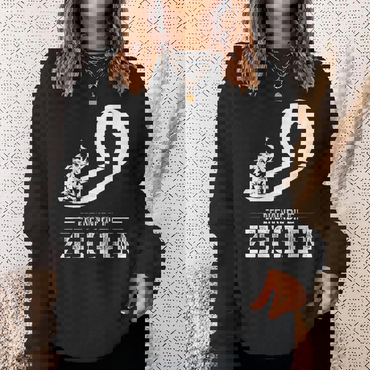 象の影 グレー 巨大なゾウムシ 認識 サイン。 スウェットシャツ 彼女への贈り物