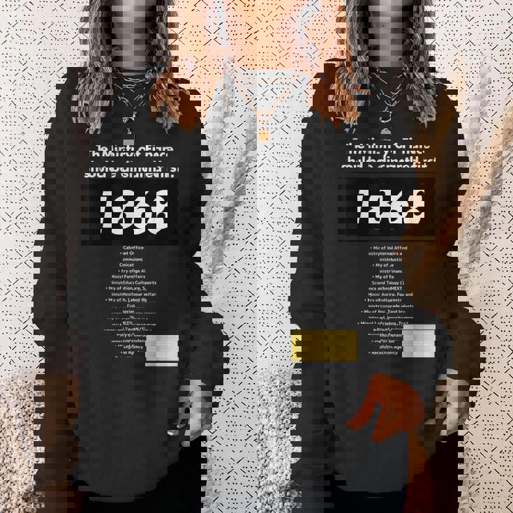 財務省解体dissolution Of The Ministry Of Finance スウェットシャツ 彼女への贈り物