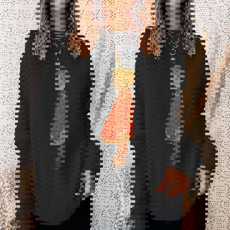 赤のブロンドの髪を持つ少女 エゴン・シーレ作 1916 スウェットシャツ 彼女への贈り物