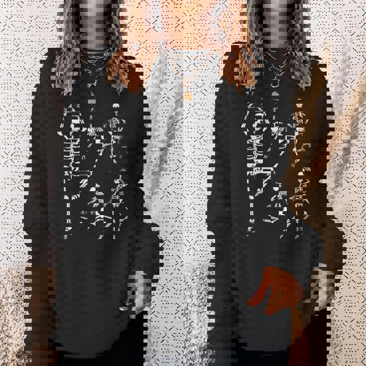 踊る骸骨 ゴシック 服 夏 原宿 ファッション パンク ハロウィン スケルトン スウェットシャツ 彼女への贈り物