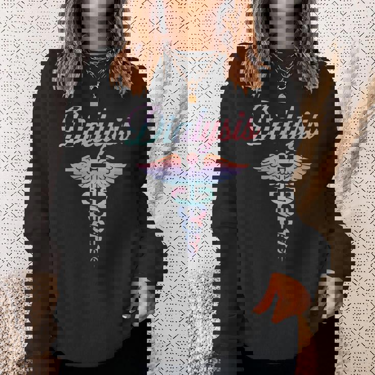 透析 看護師 腎臓移植 腎臓 長袖tシャツ スウェットシャツ 彼女への贈り物