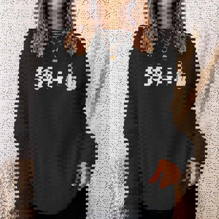 還暦 還暦祝い 面白いtシャツ 60歳 ミドルフィンガー メンズ 男性 おもしろ 面白い 服 父の日 ネタ スウェットシャツ 彼女への贈り物