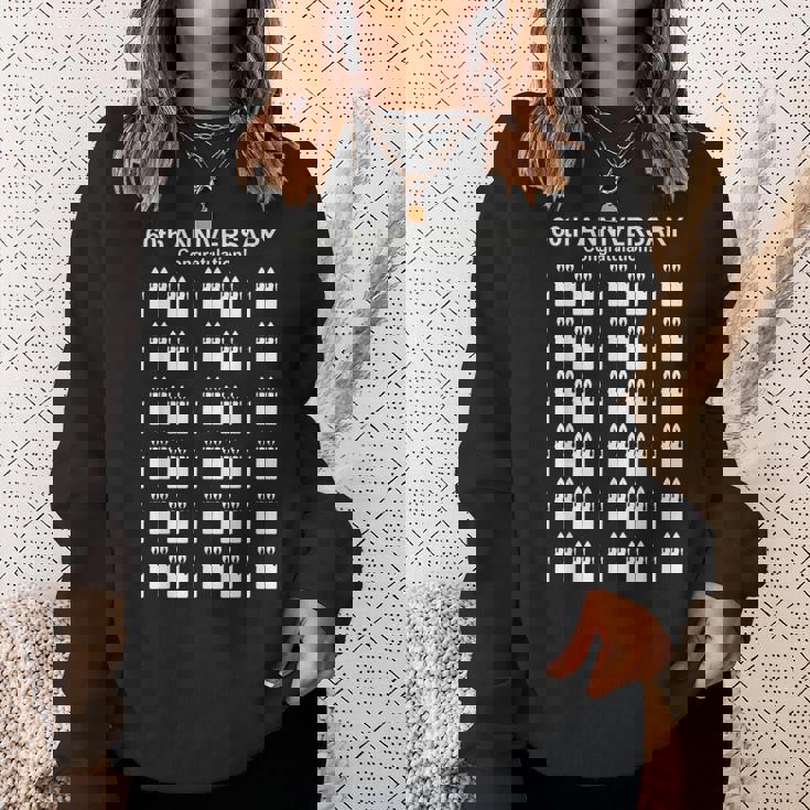 還暦のお祝い 「キャンドル」 還暦祝い 60歳 スウェットシャツ 彼女への贈り物