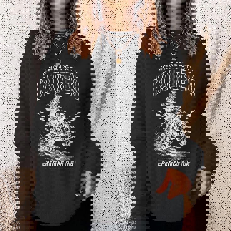 還暦祝い バイク好きな60歳の記念 お祝い オフロード、モトクロスバイク スウェットシャツ 彼女への贈り物