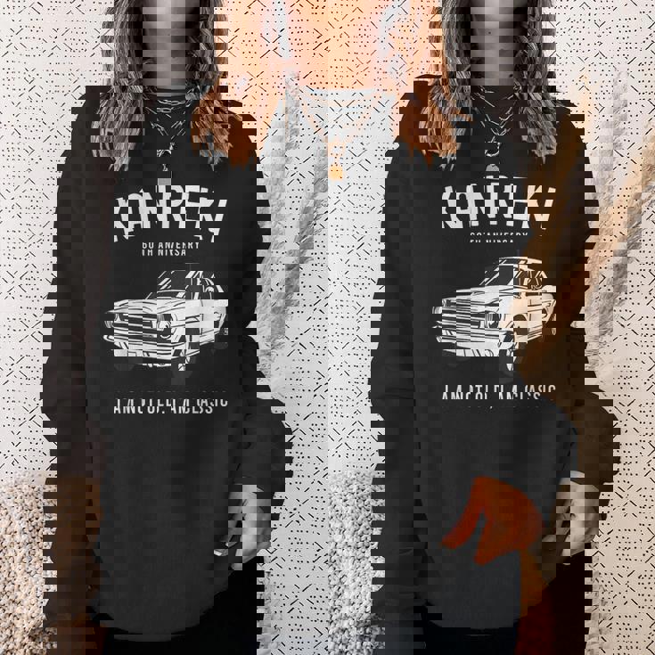 還暦祝い 車好き お父さん 男性 父の日 クラシックカー 60歳 I'm Not Old I'm Classic スウェットシャツ 彼女への贈り物