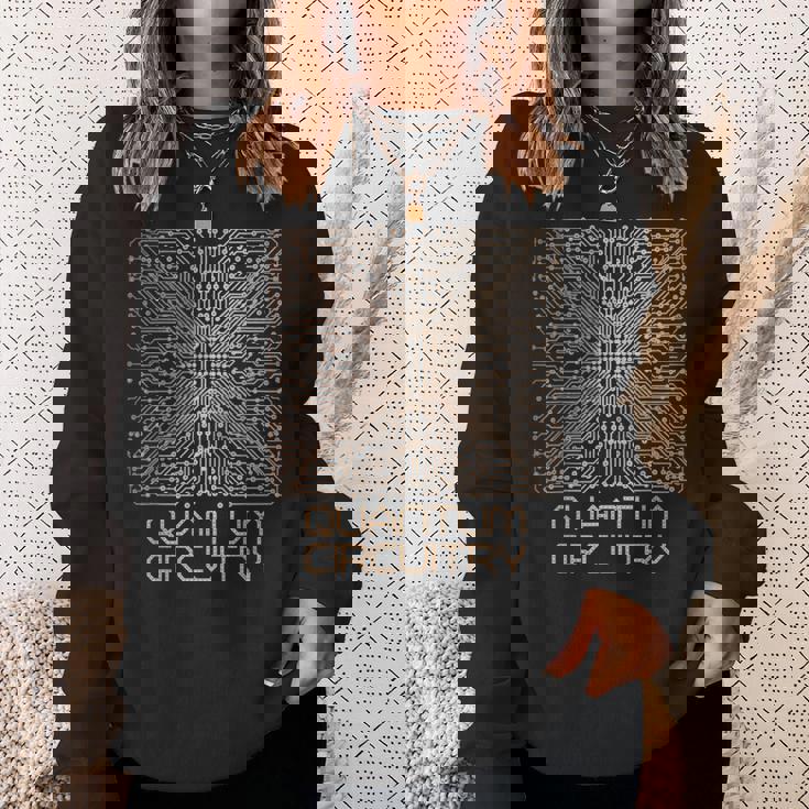 量子回路ai人工知能 スウェットシャツ 彼女への贈り物