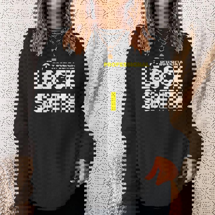 鍵屋ロックピッキングプロフェッショナルロックスミス スウェットシャツ 彼女への贈り物