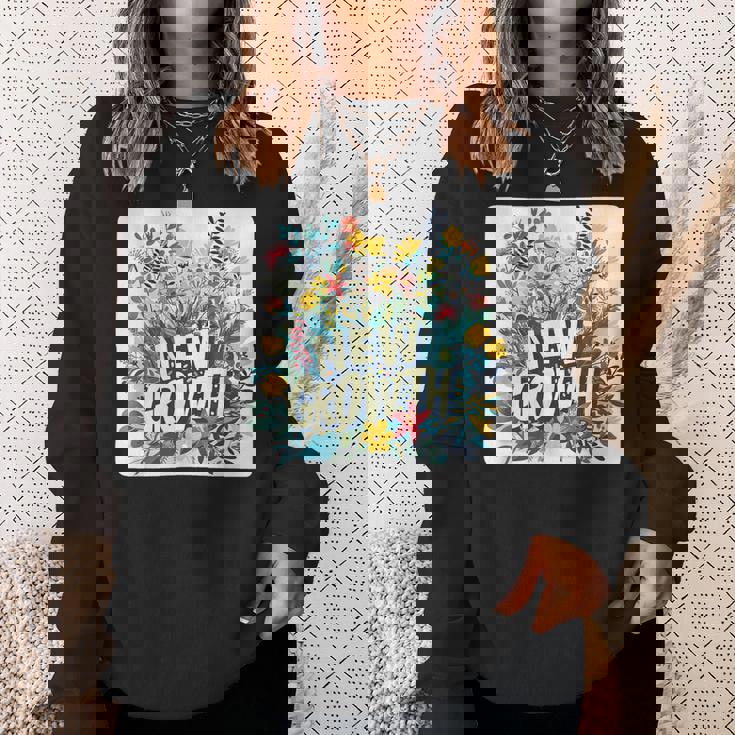 開花した外観のためのかなり新しい成長スタイル スウェットシャツ 彼女への贈り物