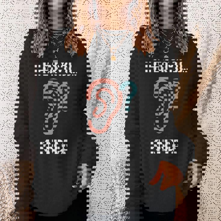 難聴啓発聴覚障害者文化asl学生cochlear スウェットシャツ 彼女への贈り物