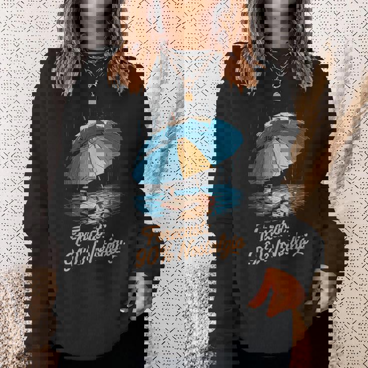 雨の日のノスタルジア 心地よい美学 傘と気分 スウェットシャツ 彼女への贈り物