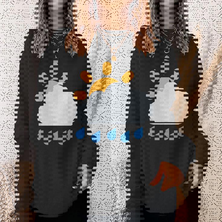 雨雲の向こうの太陽 スウェットシャツ 彼女への贈り物