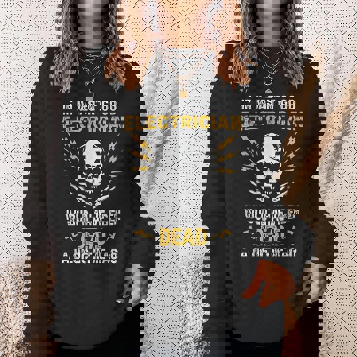 メンズ 電気工事士 電気 おもしろ電気工事士 スウェットシャツ 彼女への贈り物