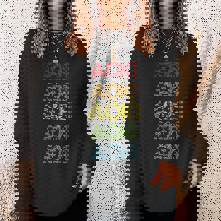 青木 名前 スウェットシャツ 彼女への贈り物