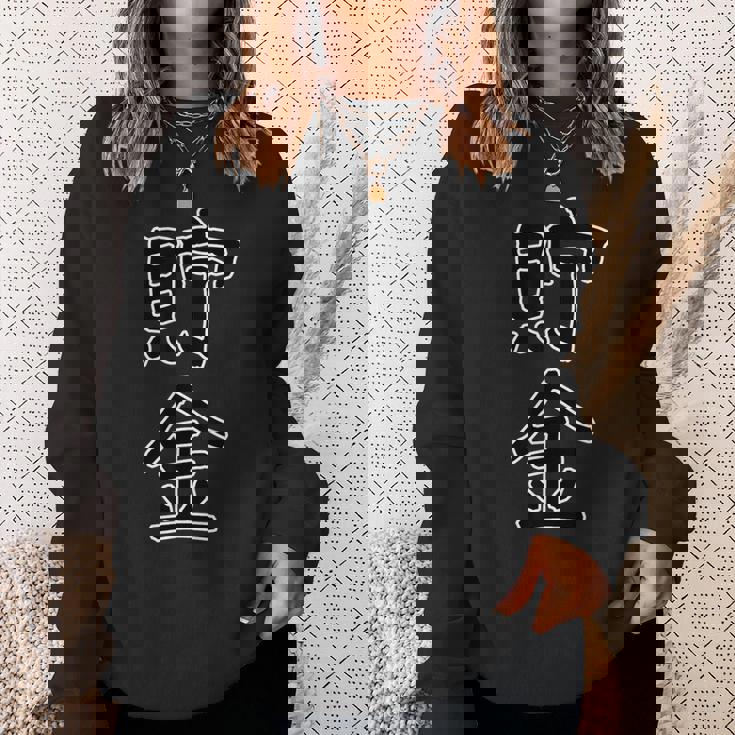 面白い ギフト 文字入り 「貯金」おもしろギャグ-ジョーク 漢字 貯金 スウェットシャツ 彼女への贈り物