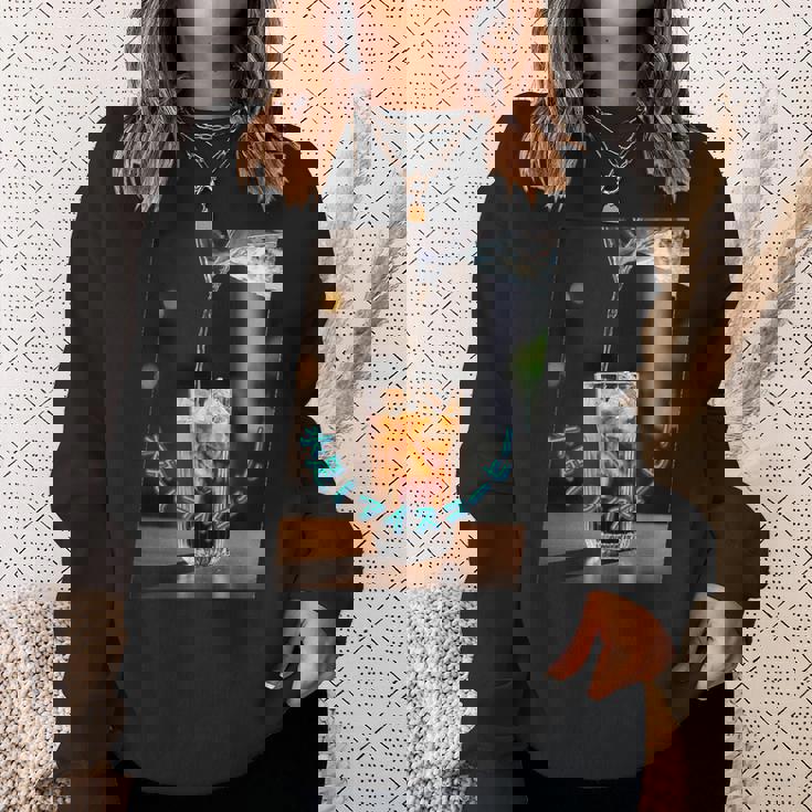 おもしろ 面白い コーヒー アイスコーヒー おもしろい 水 氷 グラス スウェットシャツ 彼女への贈り物