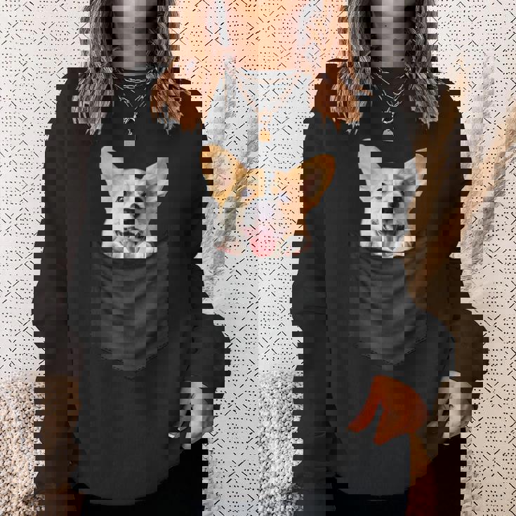 面白いtシャツ コーギー ポケット イヌ わんこ メンズ 犬好き グッズ おもしろ 面白い 服 ネタ スウェットシャツ 彼女への贈り物