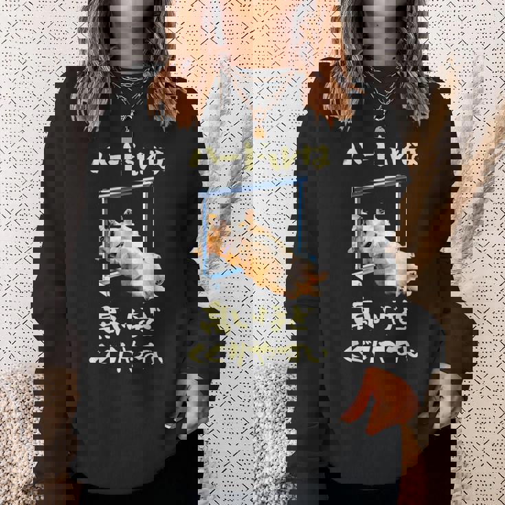 面白いtシャツ コーギー 犬 ハードル メンズ 犬好き グッズ かわいい おもしろ 面白い 服 ネタ スウェットシャツ 彼女への贈り物