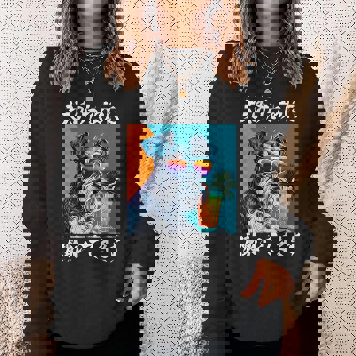 面白いtシャツ シュナウザー イヌ わんこ メンズ 犬好き グッズ おもしろ 面白い 服 ネタ わんこ スウェットシャツ 彼女への贈り物