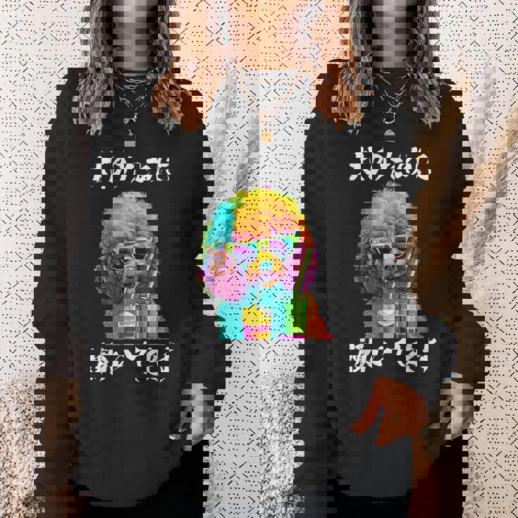 面白いtシャツ トイプードル イヌ わんこ メンズ 犬好き グッズ おもしろ 面白い 服 ネタ わんこ スウェットシャツ 彼女への贈り物