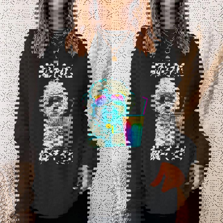 面白いtシャツ ビションフリーゼ イヌ わんこ メンズ 犬好き グッズ おもしろ 面白い 服 ネタ わんこ スウェットシャツ 彼女への贈り物