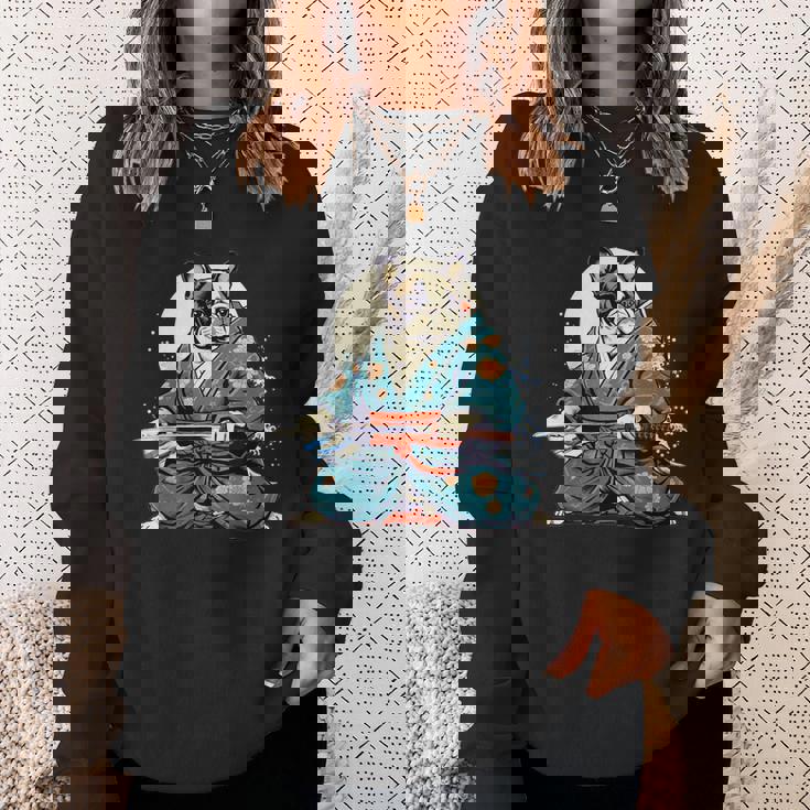 面白いtシャツ フレンチブルドッグ 浮世絵 イヌ わんこ メンズ 犬好き グッズ おもしろ 面白い 服 ネタ スウェットシャツ 彼女への贈り物