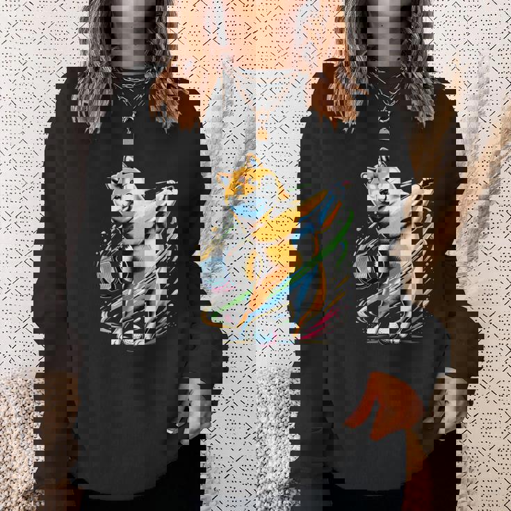 面白いtシャツ 柴犬 ゴルフ イヌ わんこ メンズ 犬好き グッズ かわいい おもしろ 面白い 服 ネタ スウェットシャツ 彼女への贈り物