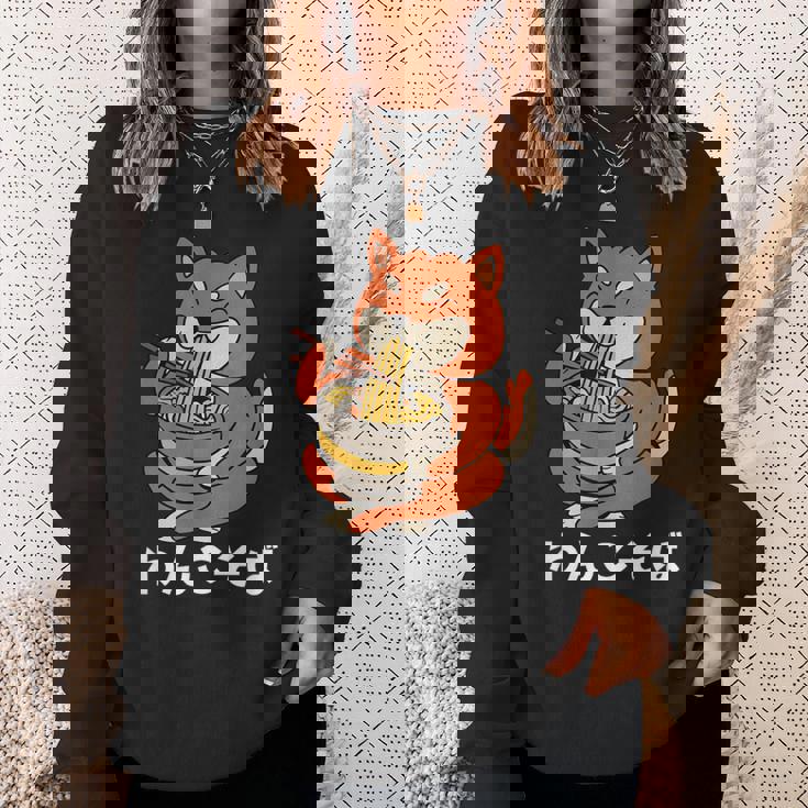 面白いtシャツ 犬 わんこ そば ラーメンメンズ 犬好き グッズ かわいい おもしろ 面白い 服 ネタ スウェットシャツ 彼女への贈り物