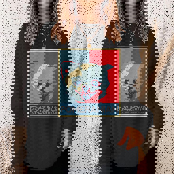 面白いtシャツ 犬 ポメラニアン わんこ メンズ レディース オリジナル おもしろ グッズ 夏 服 ネタ スウェットシャツ 彼女への贈り物