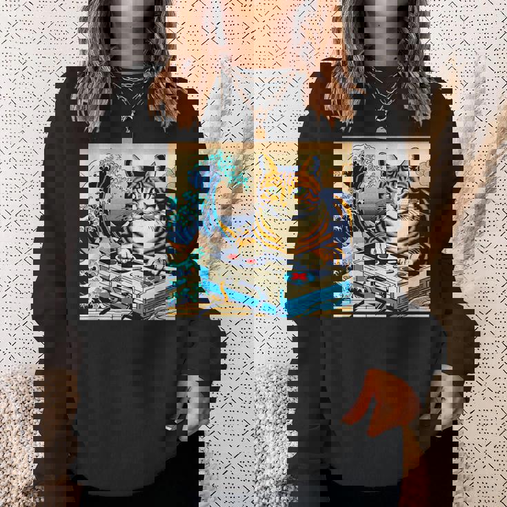 面白いtシャツ 猫 ネコ ゲーム ゲーマー メンズ 猫好き グッズ おもしろ 面白い 服 ネタ 猫の下僕 スウェットシャツ 彼女への贈り物