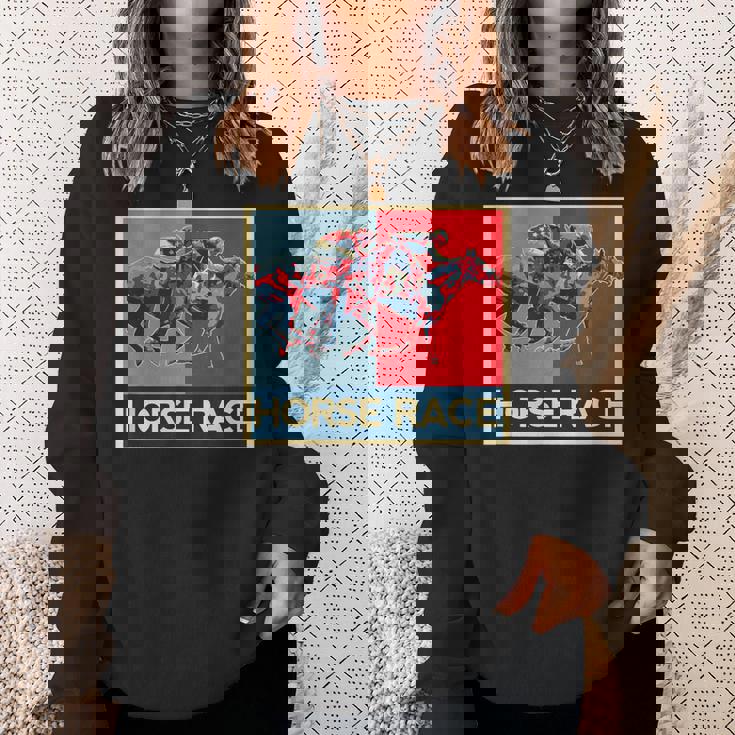 面白いtシャツ 馬tシャツ 競馬 馬 レース 乗馬 ジョッキー メンズ おもしろ 面白い グッズ ネタ 男性用 レトロ スウェットシャツ 彼女への贈り物