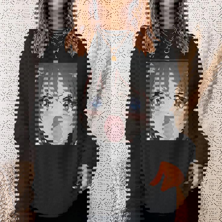 面白いカワイイガール 日本アニメ オタク スウェットシャツ 彼女への贈り物