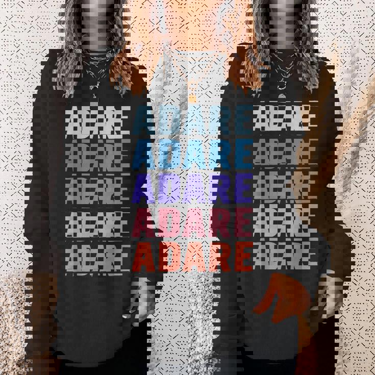 面白いギフトネーム Adare 名前入り スウェットシャツ 彼女への贈り物