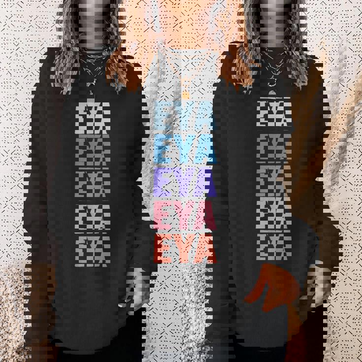 面白いギフト名 Eya 名前入り スウェットシャツ 彼女への贈り物