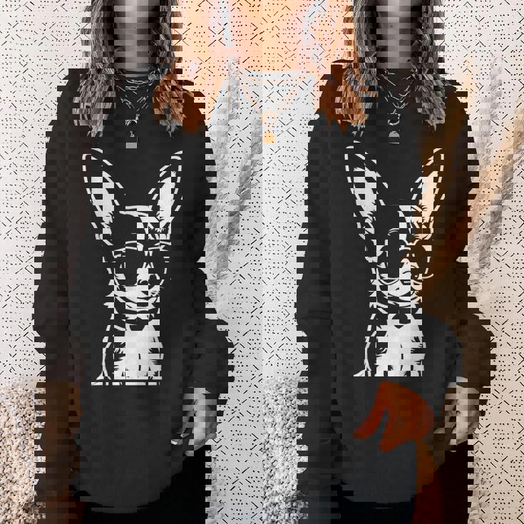 面白いチワワ サングラス チワワ スウェットシャツ 彼女への贈り物